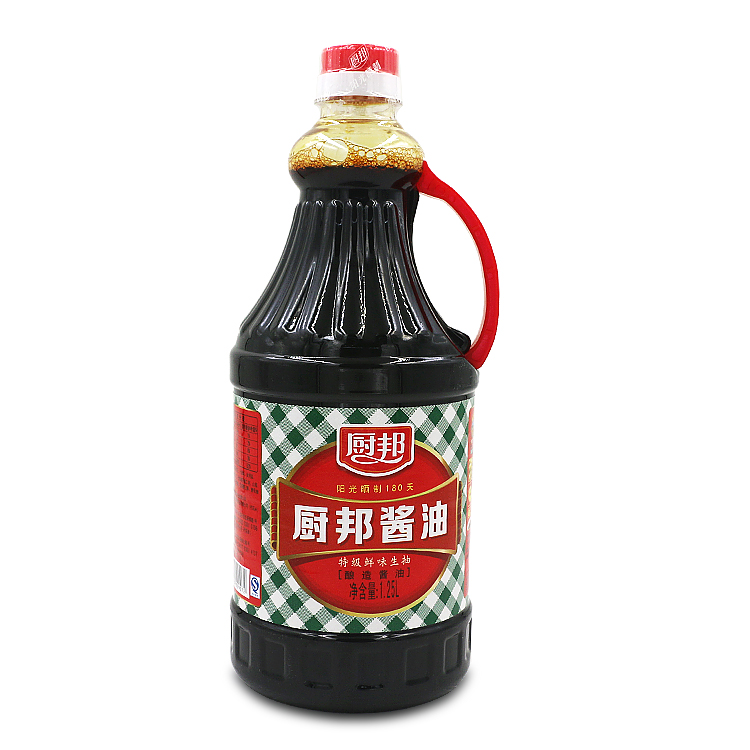 厨邦酱油 特级鲜味生抽酱油 黄豆酿造酱油 1.25l6902902009072