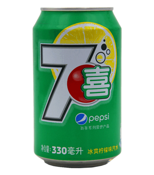 7喜冰爽柠檬味汽水330ml